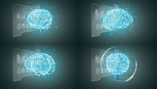 大脑神经元高清在线视频素材下载