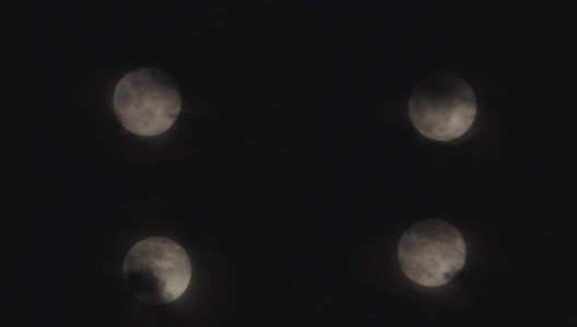 四月粉红超级月亮高清在线视频素材下载