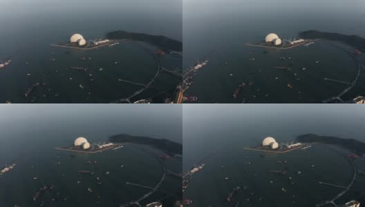 中国珠海鸟瞰图高清在线视频素材下载