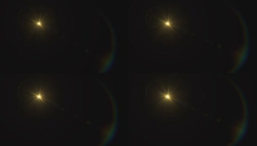 辉光恒星行星透镜光晕高清在线视频素材下载