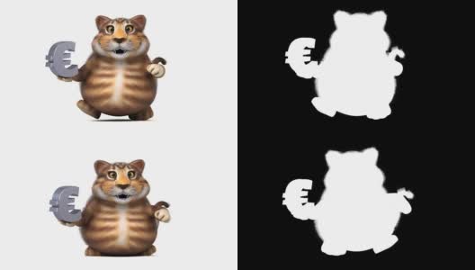 有趣的猫- 3D动画高清在线视频素材下载