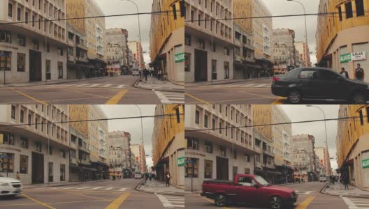 库里提巴巴西城市街高清在线视频素材下载