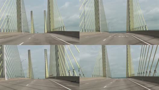 driving over the bridge高清在线视频素材下载