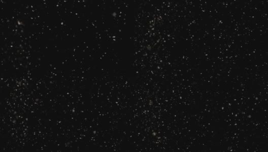 720p:黑色背景上的雪花高清在线视频素材下载