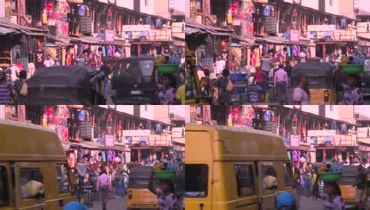 市中心拉各斯,尼日利亚高清在线视频素材下载