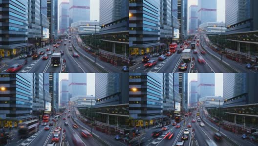 香港的人口和交通状况高清在线视频素材下载