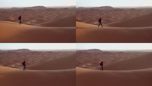 沙漠行走高清在线视频素材下载