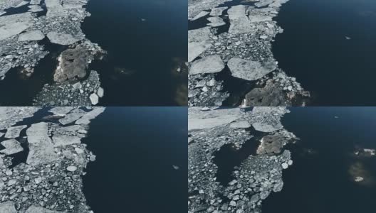 飞越冰湖高清在线视频素材下载
