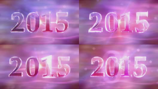 高清:2015新年背景动画高清在线视频素材下载