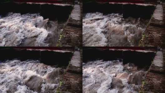 河水在流动高清在线视频素材下载