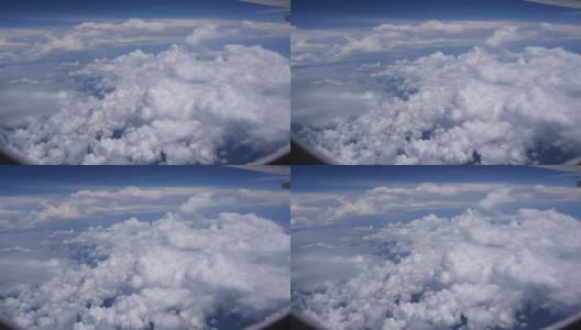 在飞机上拍摄平流层云高清在线视频素材下载