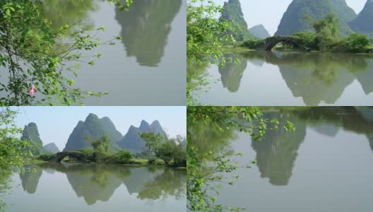 洛湿地公园,麟贵,桂林,广西,中国高清在线视频素材下载
