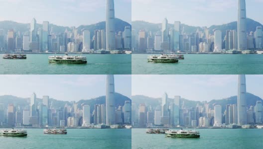 香港的城市景观高清在线视频素材下载