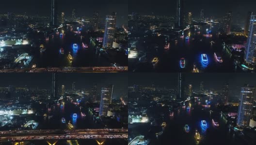 泰国首都曼谷的他信大桥高清在线视频素材下载