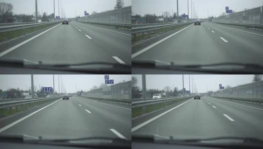 从汽车到城际高速交通的视野高清在线视频素材下载