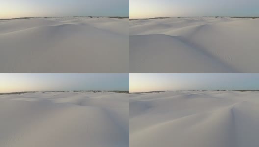 飞越沙漠中无尽的沙丘高清在线视频素材下载