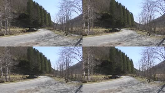 挪威哈丹吉尔山上的一座老桥高清在线视频素材下载