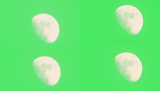 夜空中的月亮，色度之钥高清在线视频素材下载