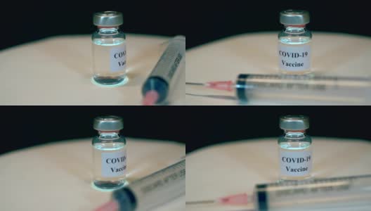 COVID - 19疫苗和医疗注射高清在线视频素材下载