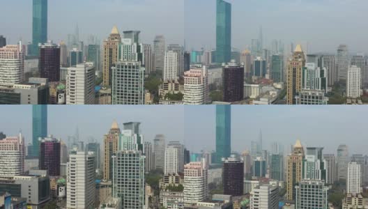 南京市区晴天航拍全景4k中国高清在线视频素材下载