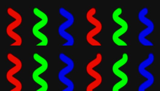 RGB颜色抽象形状隔离在alpha通道上高清在线视频素材下载