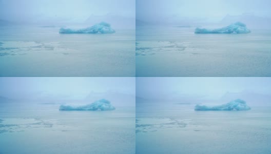 冰岛Jokulsarlon的冰山高清在线视频素材下载
