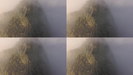 夏威夷俳句楼梯上的云高清在线视频素材下载