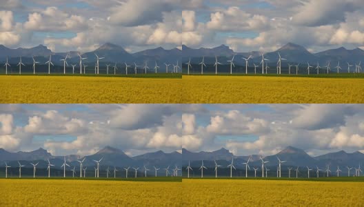 风力发电可再生能源高清在线视频素材下载