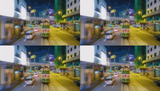 由有轨电车提供香港中区的超时空影像高清在线视频素材下载