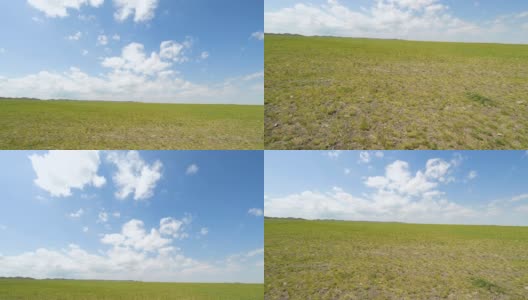 中国新疆壮美的草原向上倾斜高清在线视频素材下载