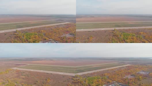 废弃的机场全景高清在线视频素材下载