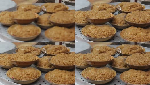 中国大米的甜点高清在线视频素材下载