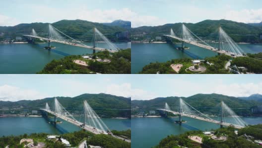 香港青马大桥高清在线视频素材下载