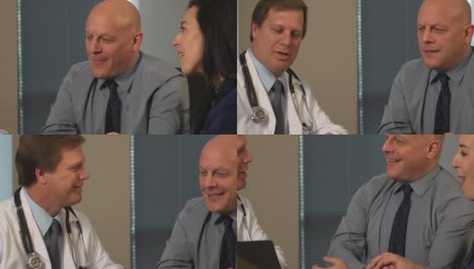 患者与医生会面，讨论放射学结果- CU高清在线视频素材下载