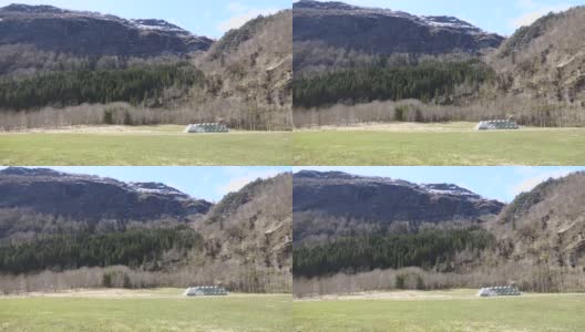 挪威哈丹吉尔山区农场高清在线视频素材下载