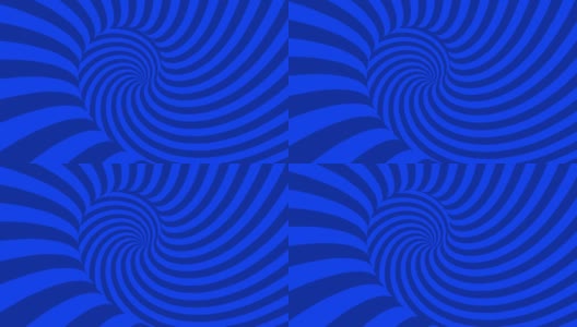 几何错觉隧道抽象背景2蓝色高清在线视频素材下载