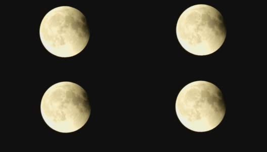 满月eclipse高清在线视频素材下载