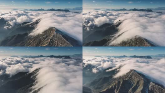 山与云海的结合一定很壮观高清在线视频素材下载