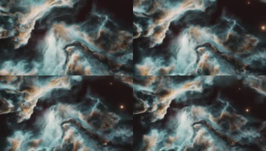 抽象的深空星云背景高清在线视频素材下载