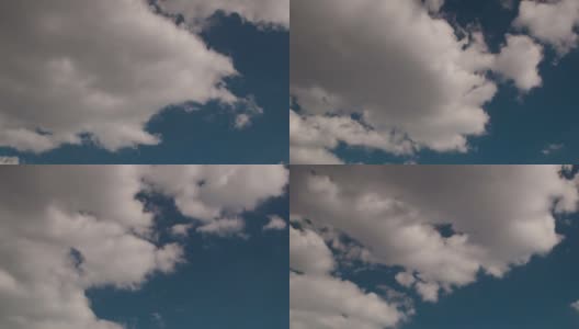 构建云运动。蓬松的白云天空时间流逝。缓慢移动的云。B滚动镜头Cloudscape时间间隔多云。镜头延时自然4k。背景崇拜基督教观念。高清在线视频素材下载
