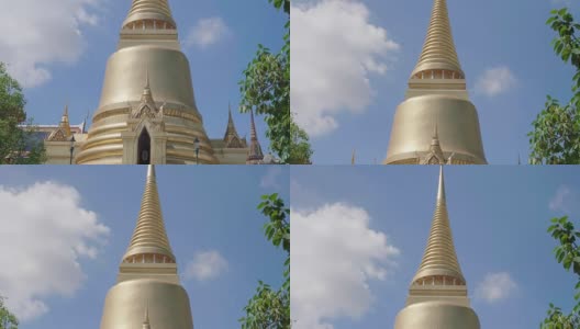 泰国曼谷大皇宫金塔高清在线视频素材下载