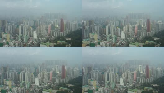 澳门市景白天航拍4k中国全景图高清在线视频素材下载