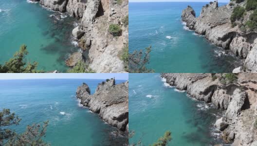 斯珀隆加-卡本托悬崖的小路高清在线视频素材下载