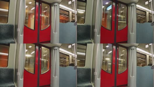 柏林地铁发车高清在线视频素材下载