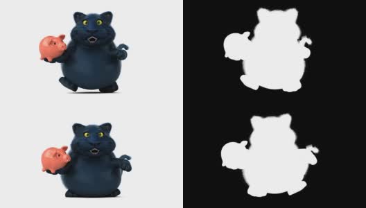 有趣的猫- 3D动画高清在线视频素材下载