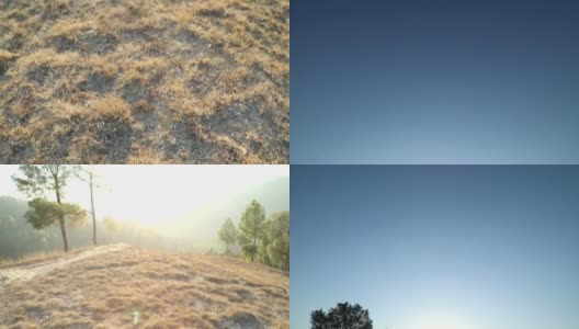 日落时的山景高清在线视频素材下载