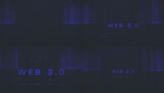 摘要数字Web 3.0网络城市背景股票视频美国，技术，循环元素城市布局粒子，摘要，背景Web 3.0高清在线视频素材下载
