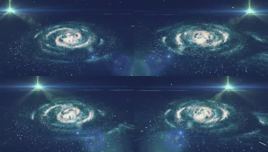 星系，星云空间背景。高清在线视频素材下载