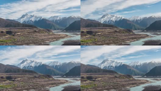 西藏的自然风光高清在线视频素材下载