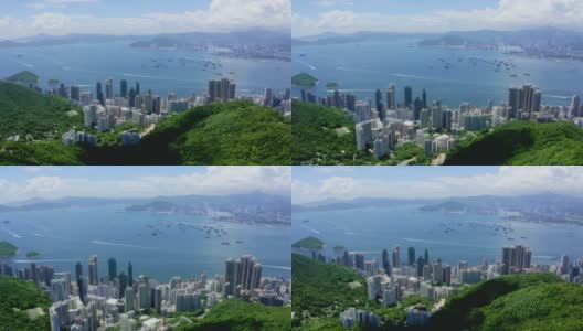 航拍香港城市高清在线视频素材下载
